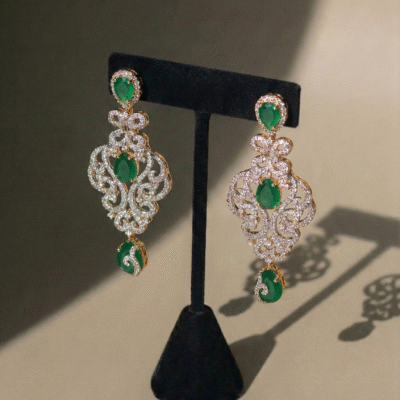 The Emerald Empress Filigree Drops