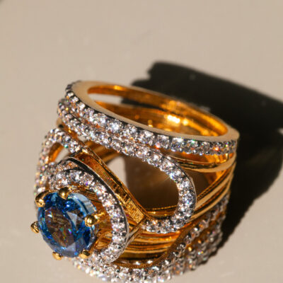 Shahi Neel Pari Ring